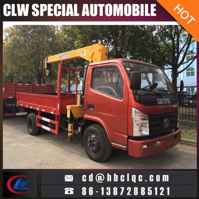 3ton Truck Lorry Crane Truck Articulated Boom Mounted Truck Crane 