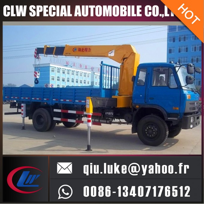 5-10 Mt Dongfeng Brand Truck with Crane Competitive Price for Sale 