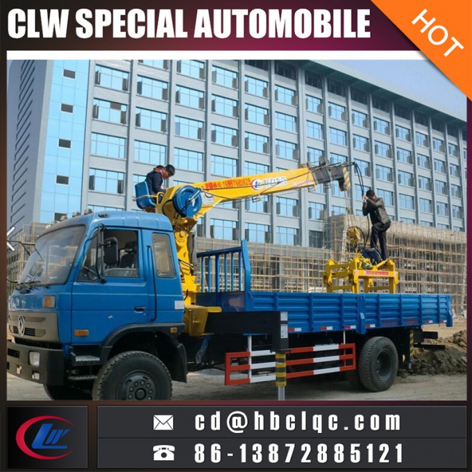 4X2 Mobile Crane Truck 6t Truck Lorry Crane Telescopic Crane Truck 