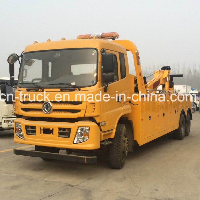 6X4 Dongfeng Tianlong 16ton Wrecker Truck for Sales 