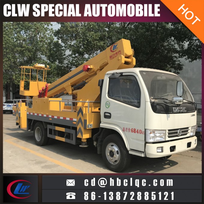 14m 18m 20m Telescopic Aerial Work Platform Truck Vehicle 