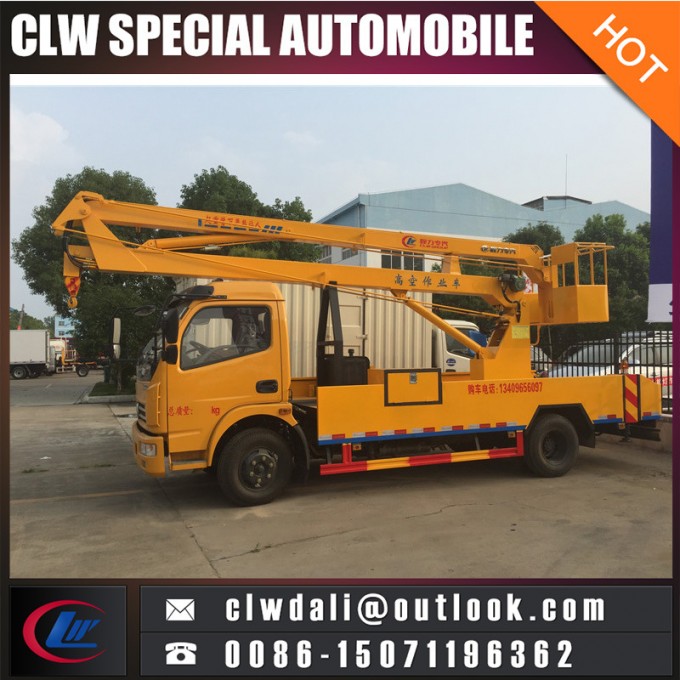 4*2 6 Wheels 10 16 18m High Lift Platform Working Truck 