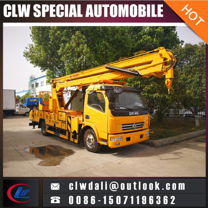 4*2 16m 18m High Aerial Platform Working Truck for Sale 