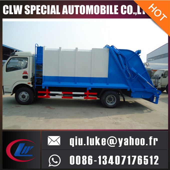 9 Cubic Meter Waste Compactor Truck 