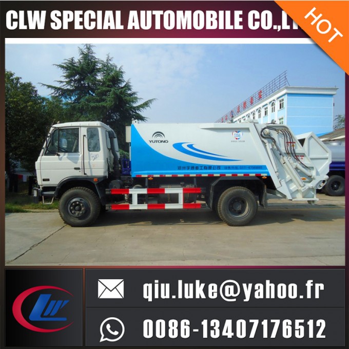 China Brand 10cbm 15cbm 18cbm Compressed Waste Garbage Compactor Truck 