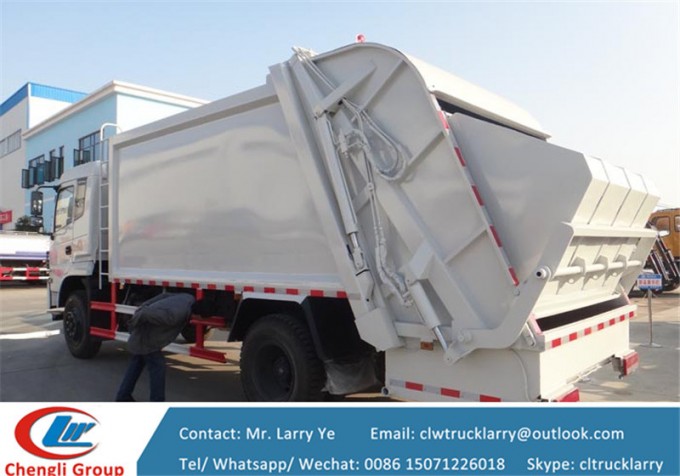 Dongfeng 10 Cubic Garbage Compactor Truck for Sale 