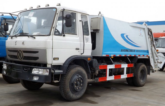 12mt 4X2 Dongfeng Waste Compactors Garbage Truck 