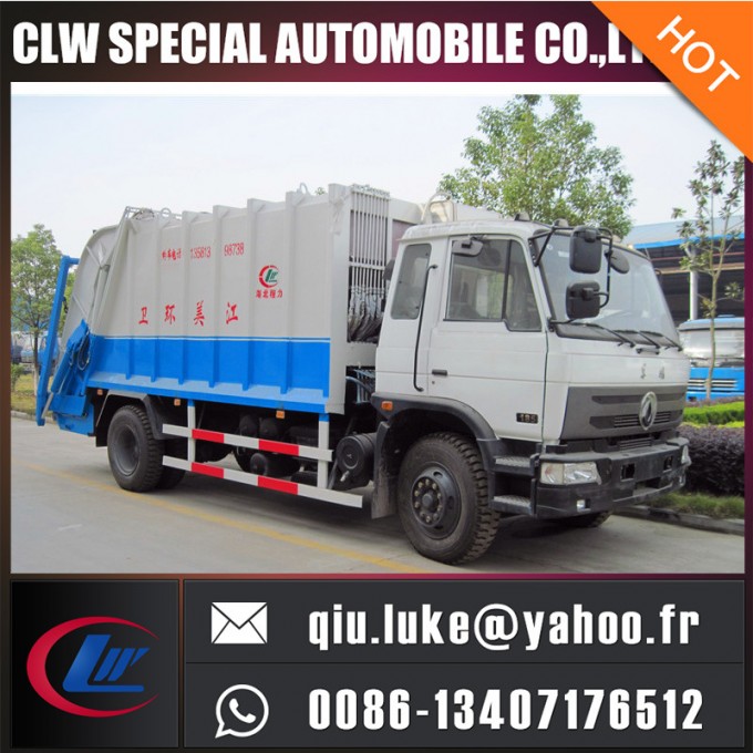 8000kg Waste Garbage Truck Compactor Trucks 