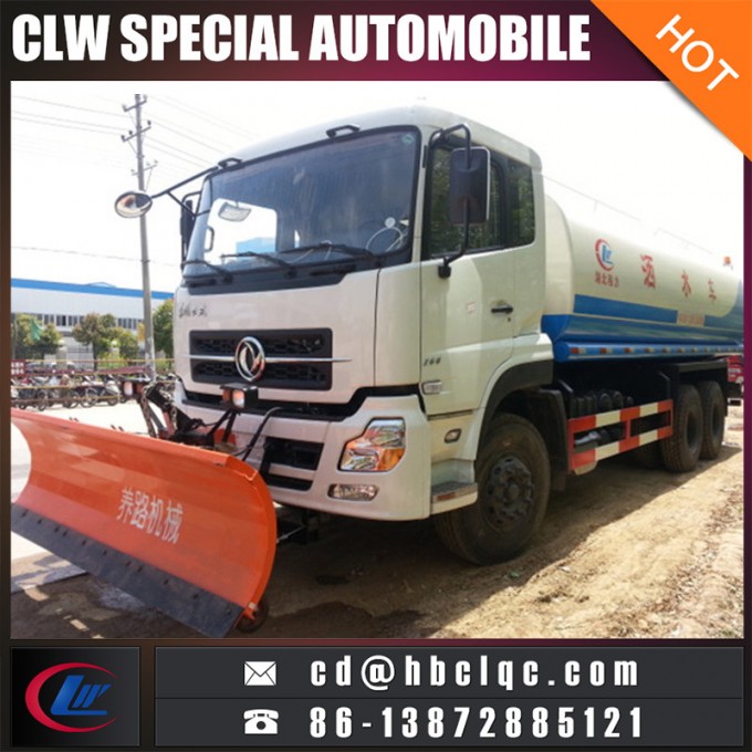 China New Dongfeng 9m3 Snow Mover Water Pump Tanker Truck 