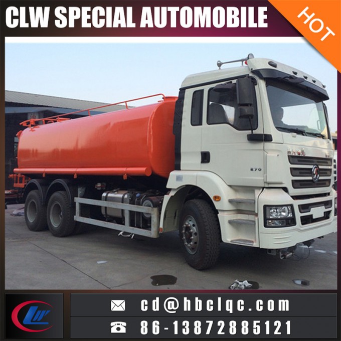 Good Quality Shacman 20cbm Water Tank Transport Truck Water Tank Vehicle 