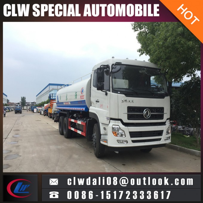 6*4 Water Tanker Truck 15cbm Water Sprinkler Truck From China with High Quality 