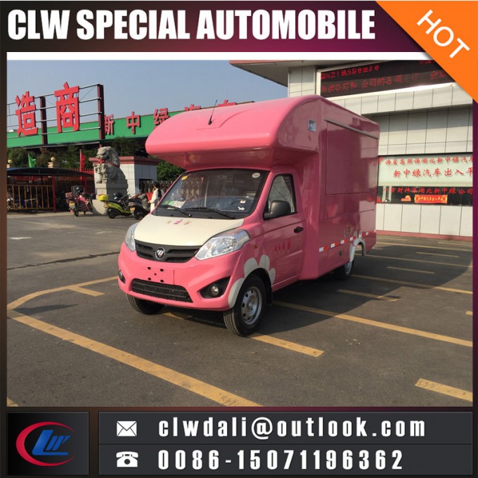 New Design 4X2 Mini Mobile Fast Food Selling Truck for Sale 