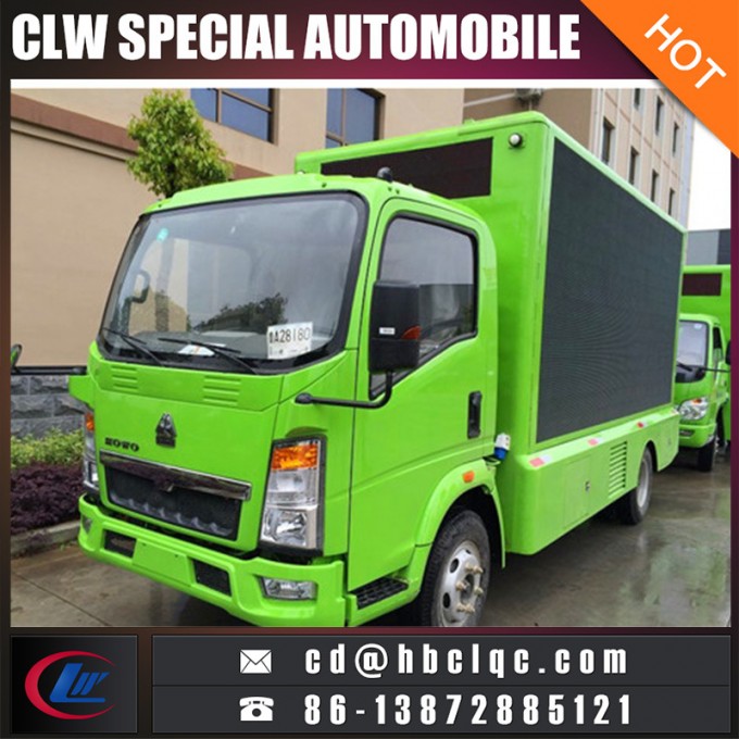 Small Size Mobile Outdoor LED Truck LED Mobile Advertising Vehicle 