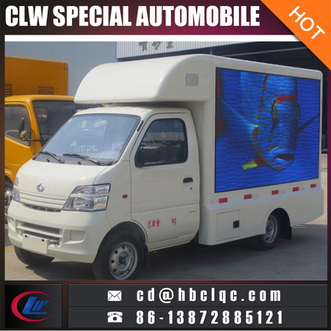 Gasoline Light Box Full Color LED Mobile Advertising Truck LED Vehicle 