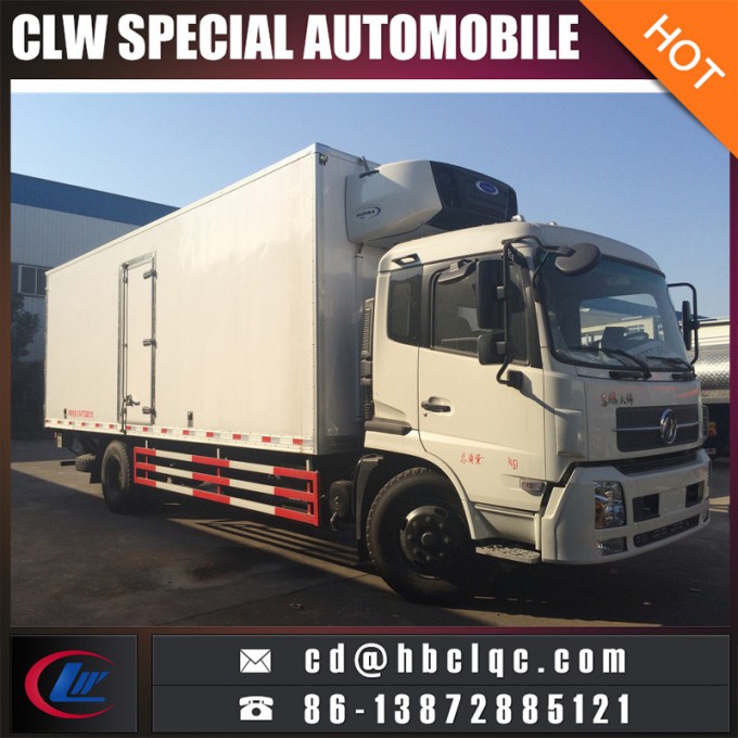 Dongfeng 4X2 10t-15t Carrier Reefer Truck Unit Cooling Box Truck 