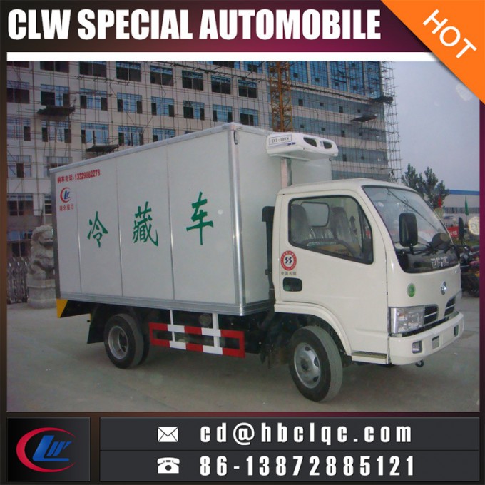 Dongfeng 3mt 5mt Freezer Vehicle Freezer Refrigerator Truck 