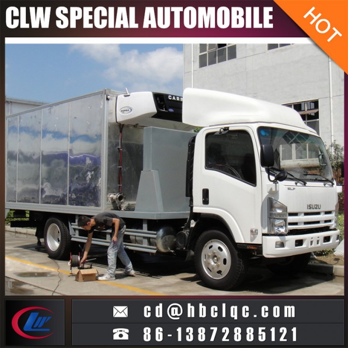 Good Quality 9t 10t Isuzu Refrigeration Box Car Refrigerated Vehicle 