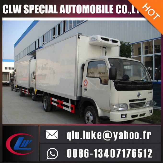 Dongfeng 4*2 Refrigerator Car Refrigerator Van Refrigerator Box Truck 