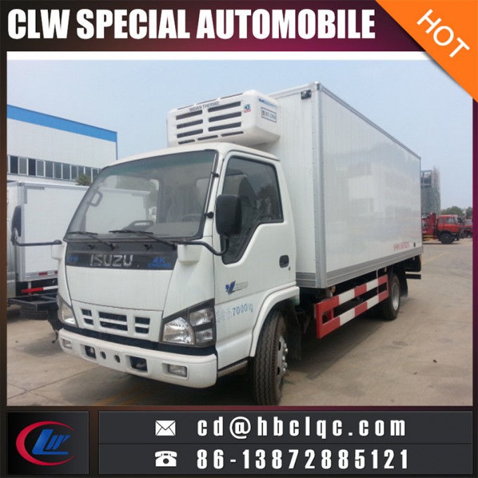 China Hot Sales Isuzu Refrigerator Cooling Van Refrigeration Van Truck 