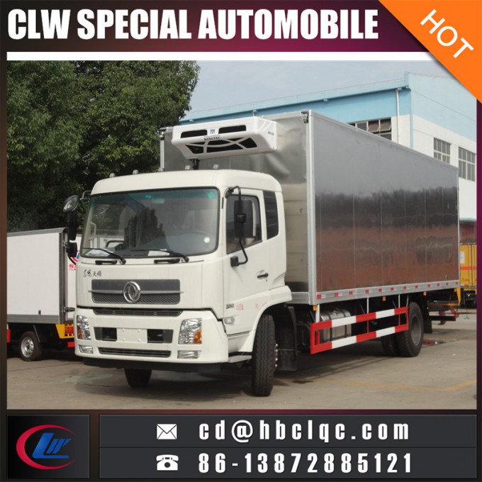 China 10t Aluminum Allpy Carrier Refrigeration Unit Truck Freezer Truck Body 