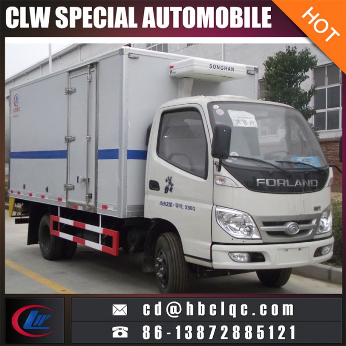 Foton 5ton 6ton 8ton Insulated Reefer Freezer Truck 