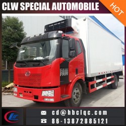 -18degree FAW J6 60m3 12ton Freezer Ice Cream Van Truck