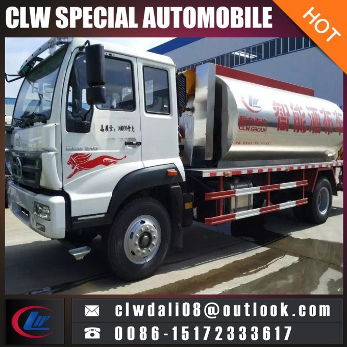 Intelligent Asphalt Sprinkler Truck, 4*2 Bitumen Distributor Truck for Sale 