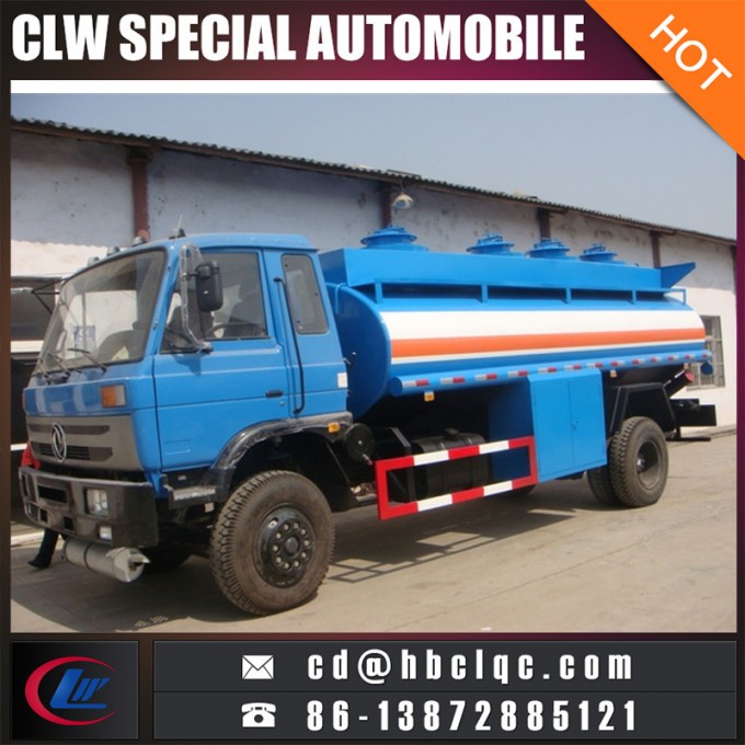 Dongfeng 2400gallon Oil Tank Truck Refuel Oil Tanker Truck 