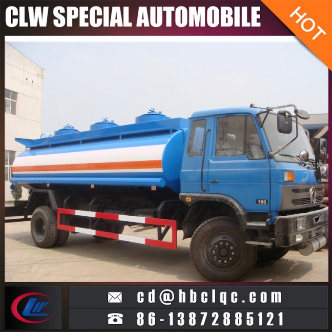 Dongfeng 15m3 12mt Oil Tank Truck Fuel Delivery Truck Diesel Tank 