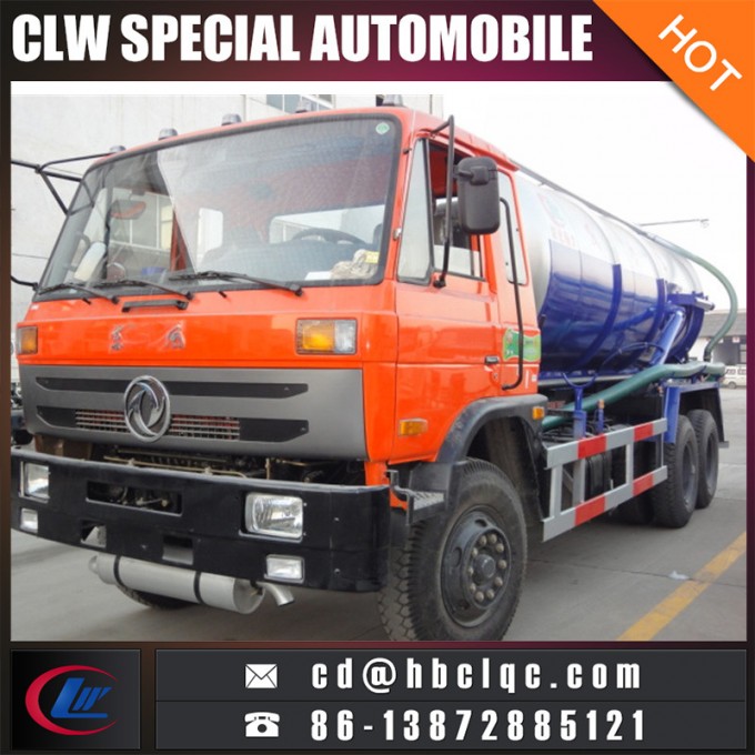 Dongfeng 6X4 18000L Vacuum Dung Sucking Truck Sludge Transport Truck 