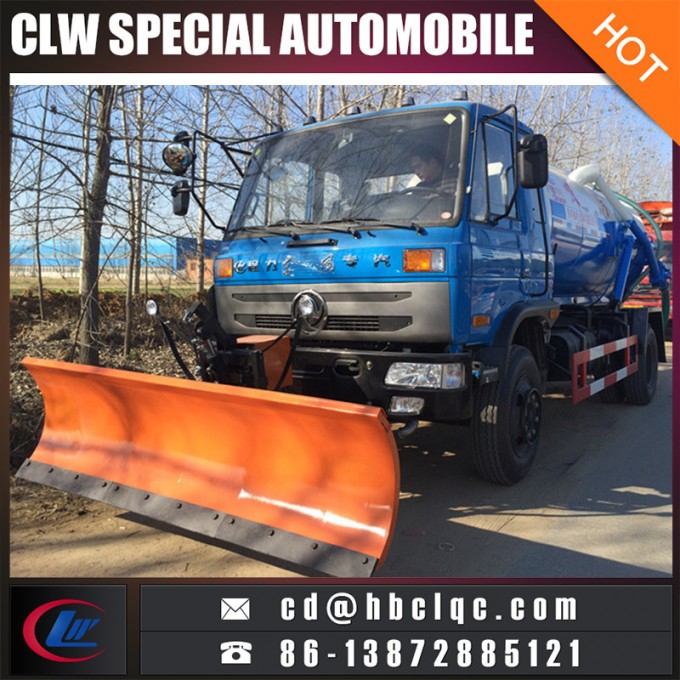 Dongfeng 4X2 8ton 10mt Sewer Suction Truck Sewer Tanker Truck 