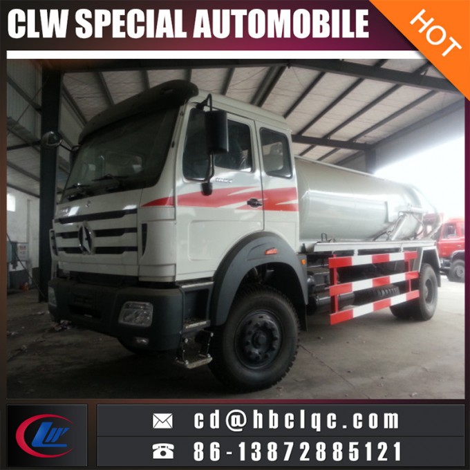 4X2 8m3 10m3 Sewer Dredging and Cleaning Vehicle Sewer Sucking Tank Truck 