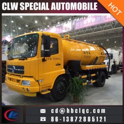 Dongfeng Tianland 8ton 10ton Vacuum Tank Sewer Suction Truck