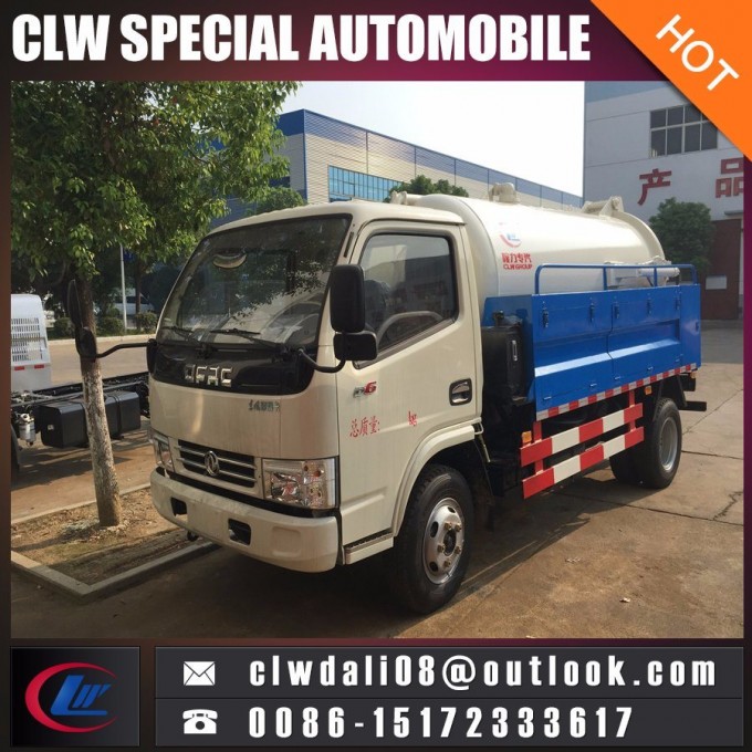 Sewer Cleaning Truck Sewage Suction Tank Truck Sewage Tanker Truck 