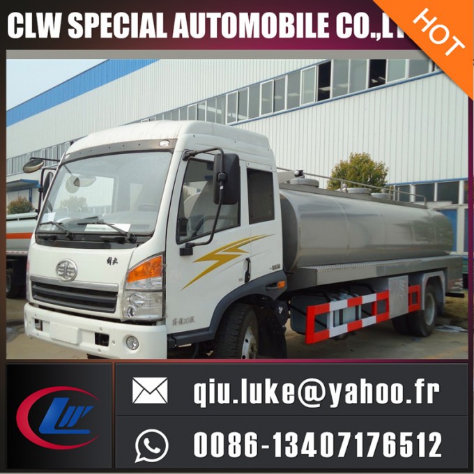 FAW 10000liters Fresh Milk Transport Truck 