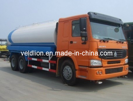 HOWO 20m3 Stainless Steel Water Tanker 