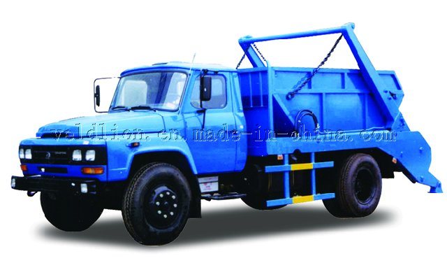 4X2 Drive Swing-Arm Type 8tons Garbage Truck 