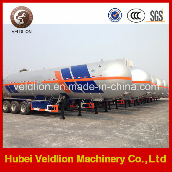 Tri-Axle Gas Transport Tank Semi Trailer 