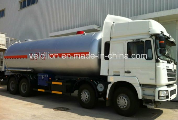 8X4 Aluminum 34.5cbm LPG Tank Truck 