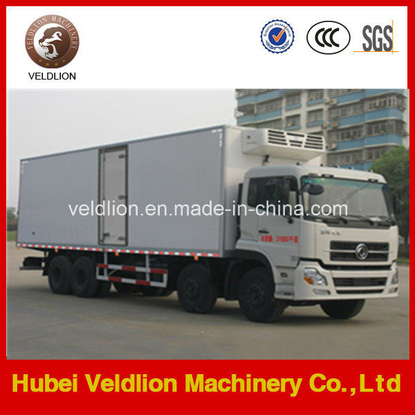 Dongfeng 8X4 Refrigerator Truck for Frozen Seafood 