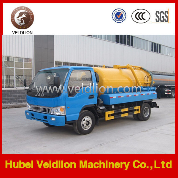 JAC 5000L Vacuum Sewage Suction Truck (RHD or LHD) 