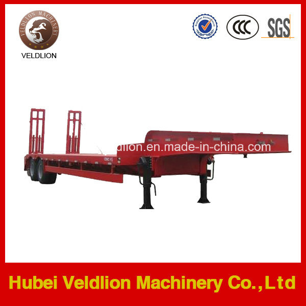 Heavy Duty 3 Axles Low Bed Semi Trailer for Sale 