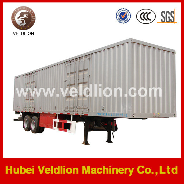 Cargo Semi Trailer with Side Panels for Bulk Cargo Transportation 