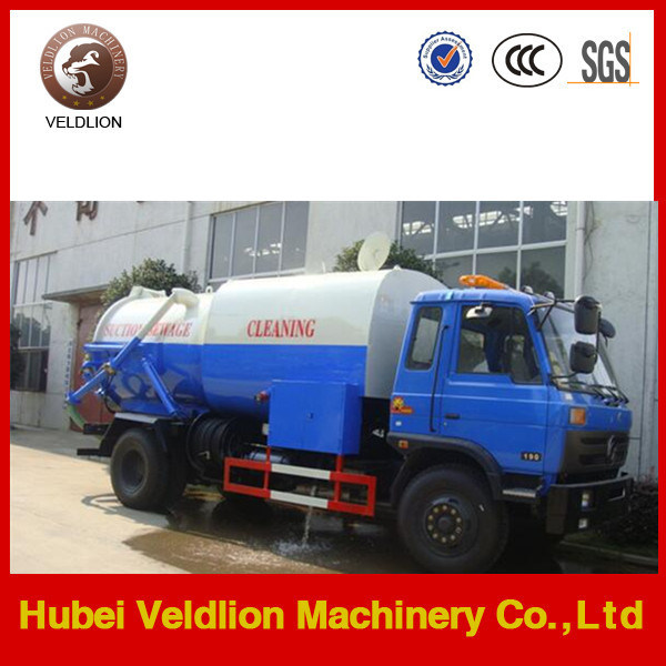 Dongfeng 10m3 Sewage Suction and Cleaning Truck 