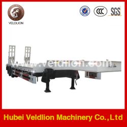 2 Axles Low Bed Semi Trailer with Ladder Type