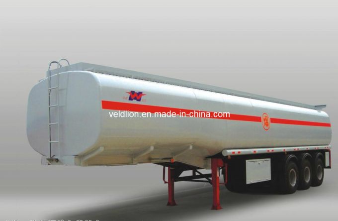 3 Axles Fuel Semi Trailer for Oil Transport 