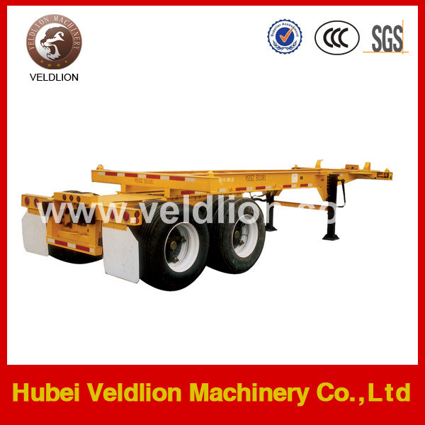 2 Axles Skeletal Container Semi-Trailer 