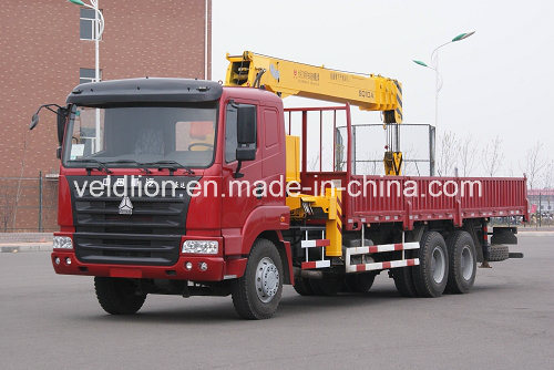 Sinotruck 6X4 Truck Crane for Export 