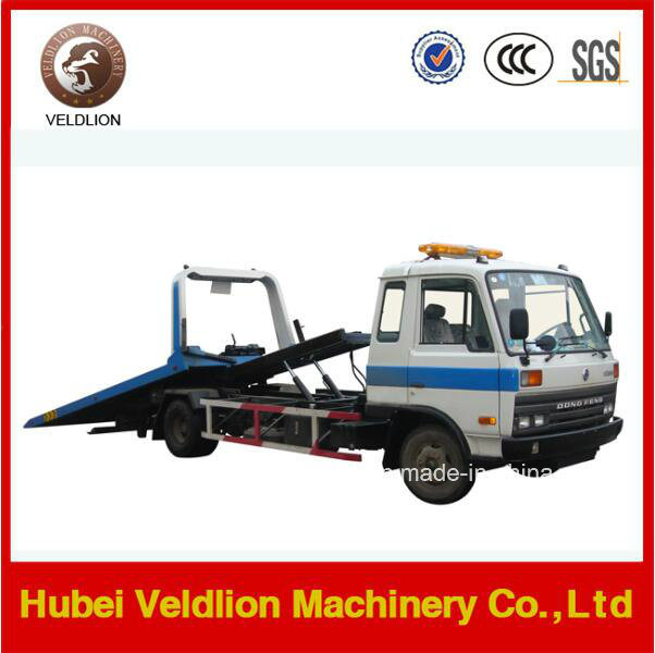 Dongfeng 4X2 Towing Two Cars Road Wrecker Truck 