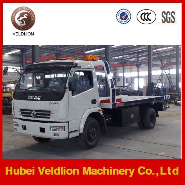 Dongfeng 4X2 Right Hand Wrecker Tow Trucks for 5ton Capacity 